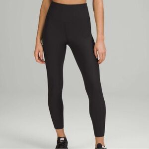 Lululemon Wunder Train High-Rise Ribbed Tight 28” Black Women’s Size 6 EUC